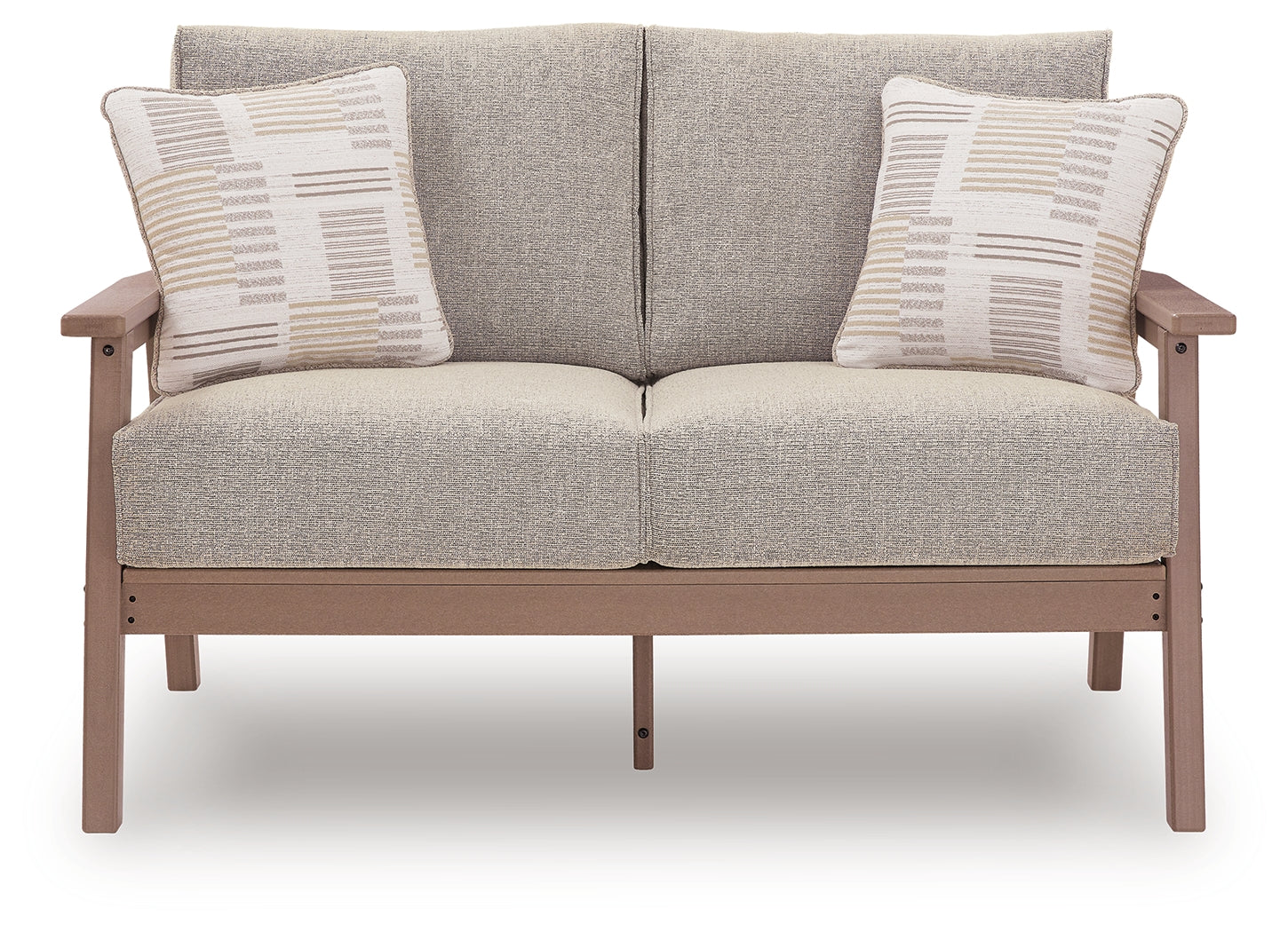 Grover Beach Driftwood Outdoor Loveseat with Cushion - PCP422-835