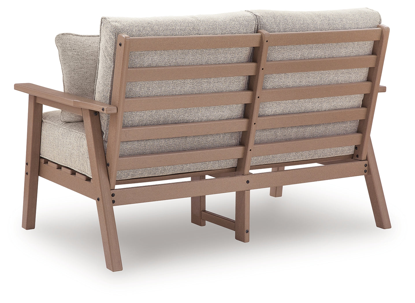 Grover Beach Driftwood Outdoor Loveseat with Cushion - PCP422-835