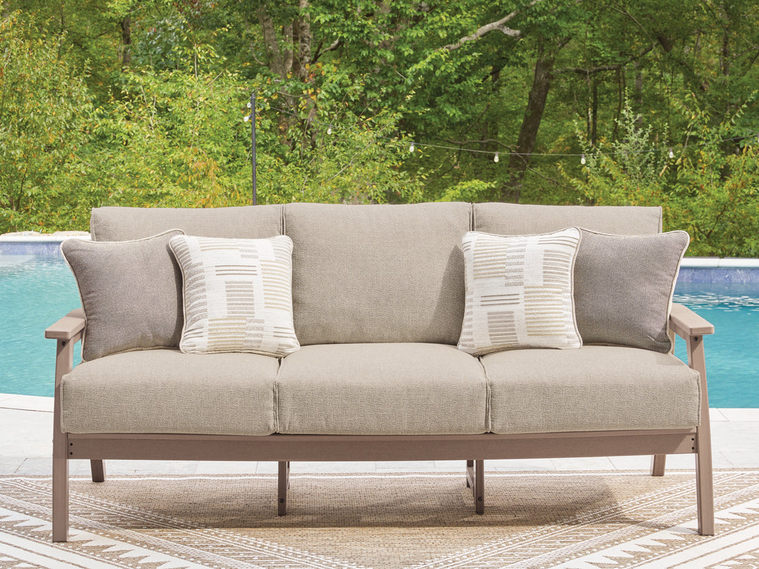 Grover Beach Driftwood Outdoor Sofa with Cushion - PCP422-838