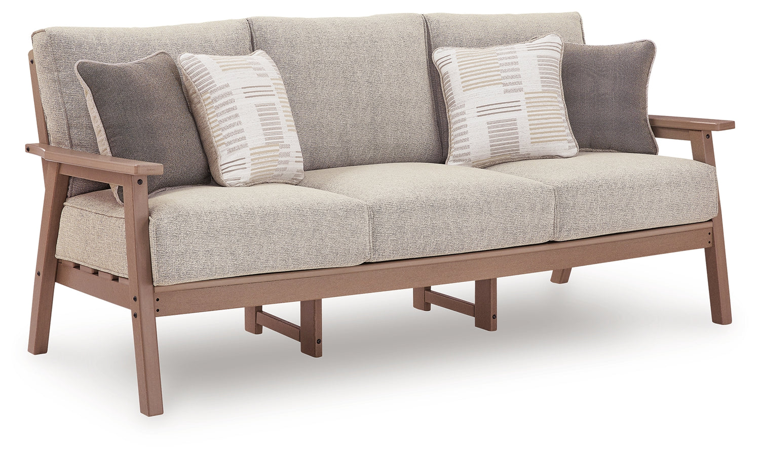 Grover Beach Driftwood Outdoor Sofa with Cushion - PCP422-838