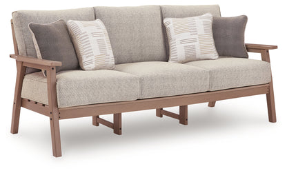 Grover Beach Driftwood Outdoor Sofa with Cushion - PCP422-838