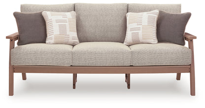 Grover Beach Driftwood Outdoor Sofa with Cushion - PCP422-838