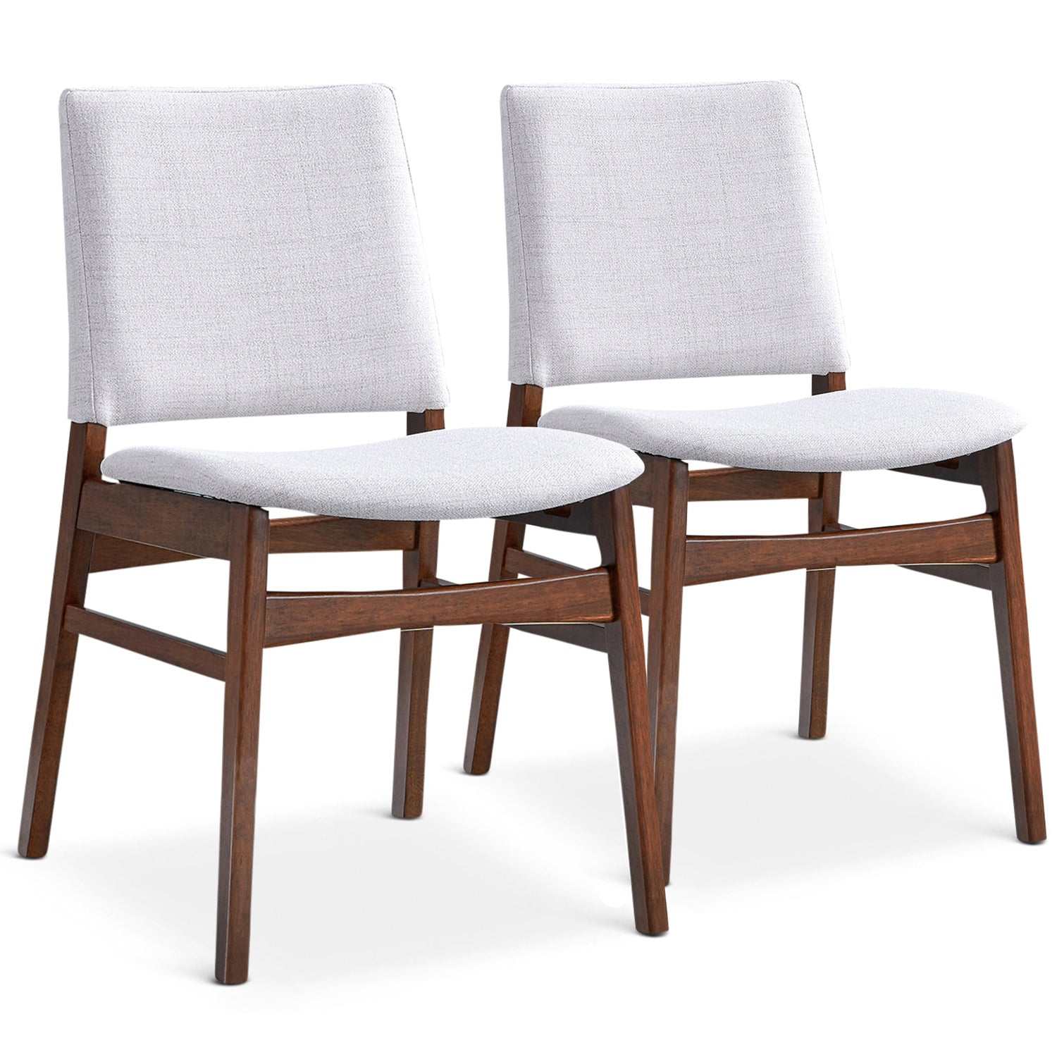 Gusto Fabric Dining Chair In Light Gray (Set Of 2) - DCH03200201