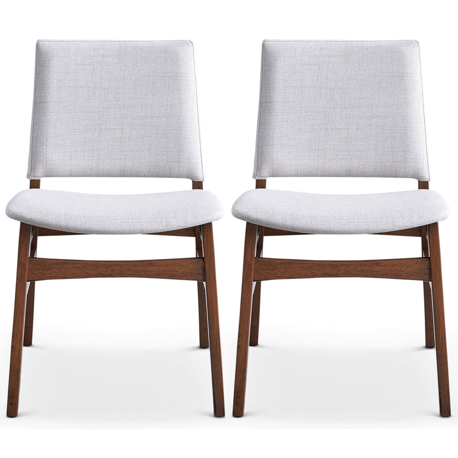 Gusto Fabric Dining Chair In Light Gray (Set Of 2) - DCH03200201