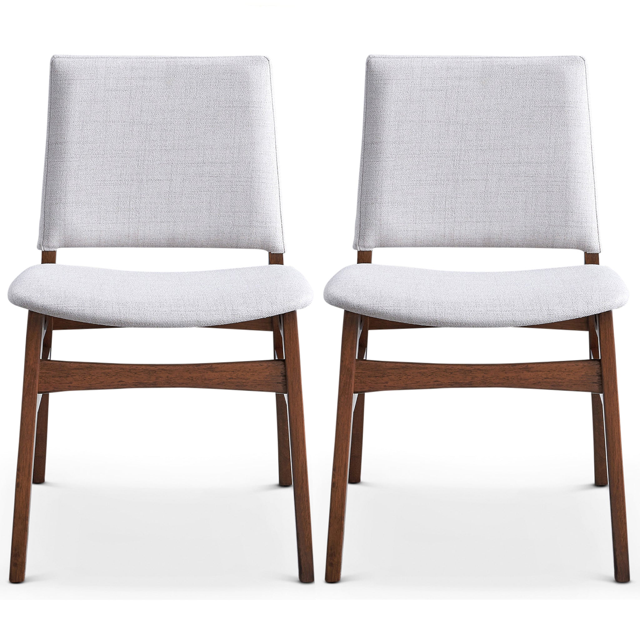 Gusto Fabric Dining Chair In Light Gray (Set Of 2) - DCH03200201