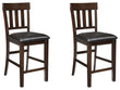 Haddigan 2-Piece Bar Stool in Dark Brown - PKG000160