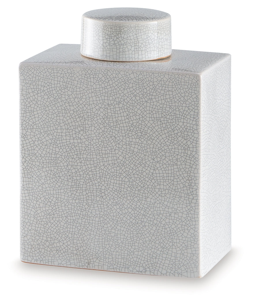 Haddworth Antique White Jar - A2000779