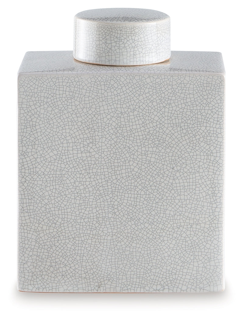 Haddworth Antique White Jar - A2000779