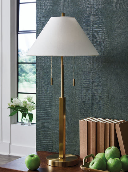 Haigwood Gold Finish Table Lamp - L208474