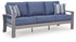 Half Moon Beach Blue/Gray Outdoor Sofa with Cushion - PCP418-838