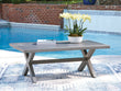 Half Moon Beach Gray Outdoor Coffee Table - PCP418-701