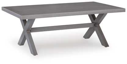 Half Moon Beach Gray Outdoor Coffee Table - PCP418-701