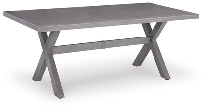 Half Moon Beach Gray Outdoor Dining Table - PCP418-625