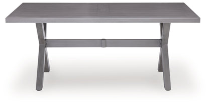 Half Moon Beach Gray Outdoor Dining Table - PCP418-625