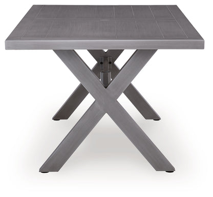 Half Moon Beach Gray Outdoor Dining Table - PCP418-625