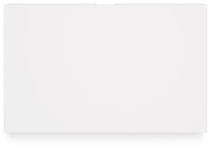 Hallityn Full Platform Bed with Dresser and Chest in White - PKG018818