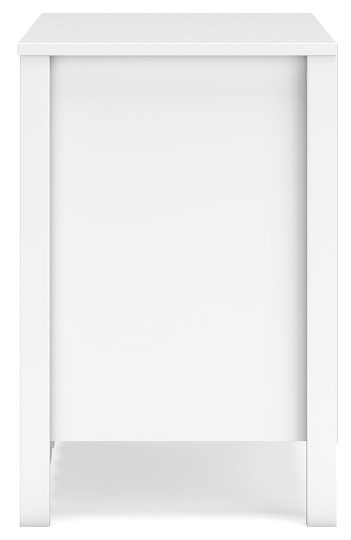 Hallityn Full Tent Bed with Dresser and Nightstand in White - PKG018825