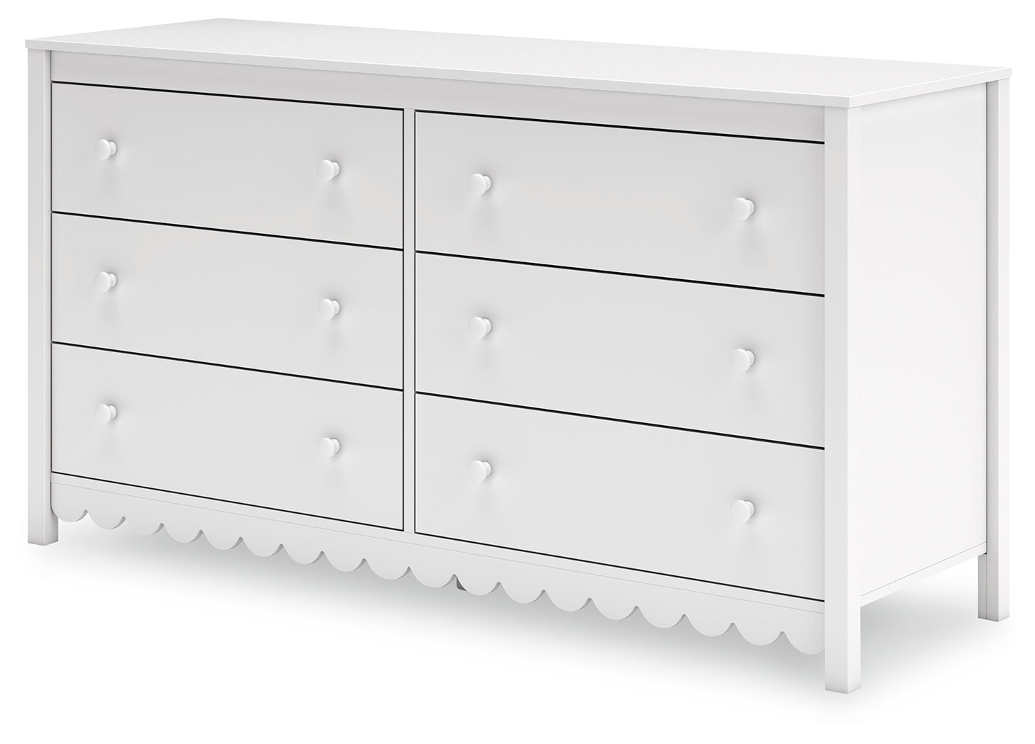 Hallityn Twin Platform Bed with Dresser and Chest in White from Ashley - Luna Furniture