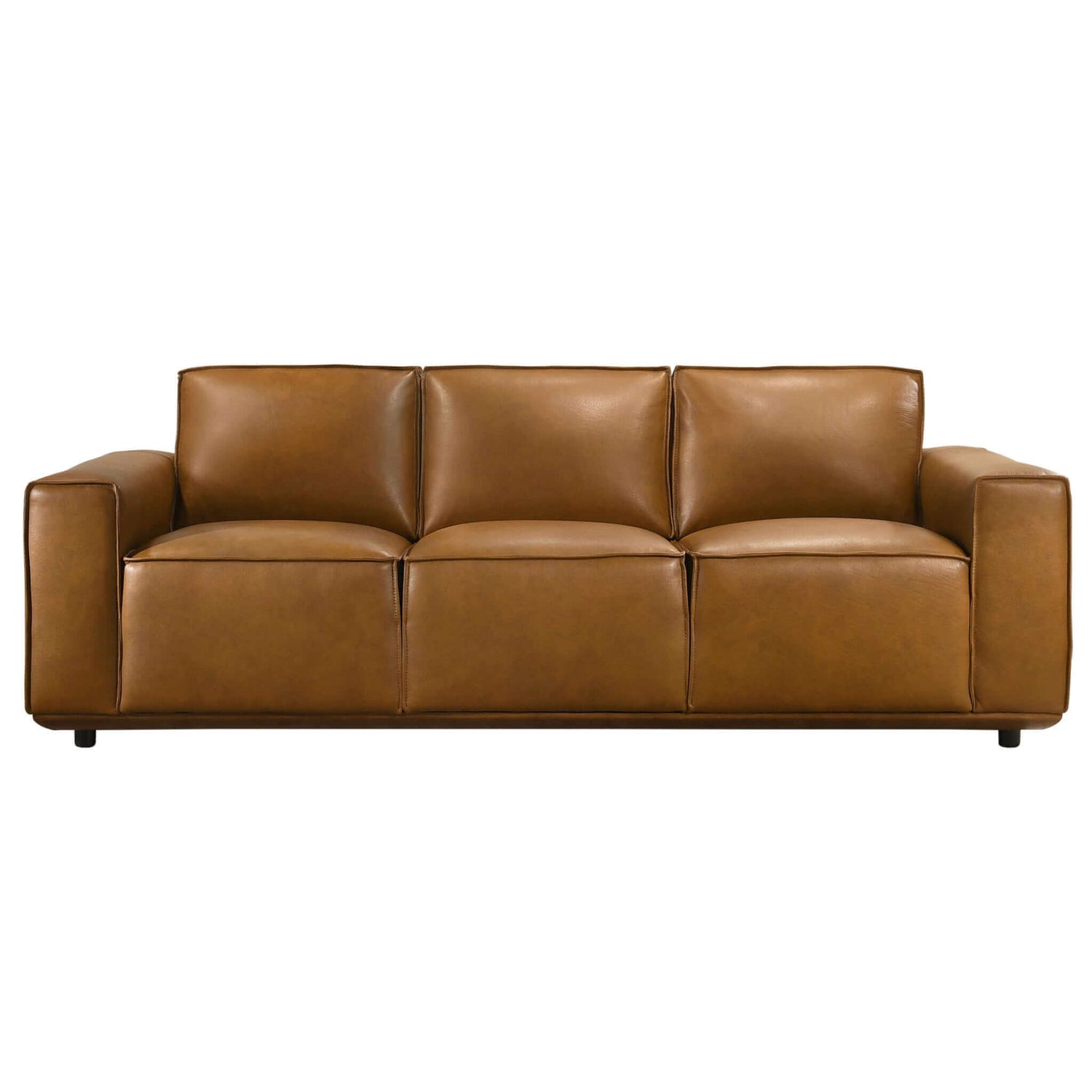 Hanky  Geniune Tan Leather Sofa - SOF00402001