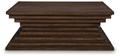 Hannodream Warm Brown Coffee Table - T821-8