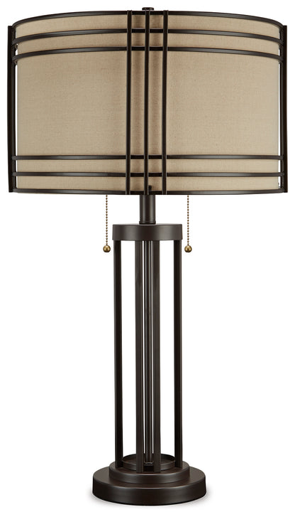 Hanswell Dark Brown Table Lamp (Set of 2) - L208294X2