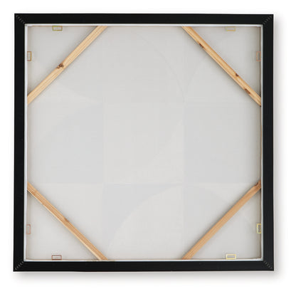 Harelman Tan/Taupe/White Wall Art - A8000502