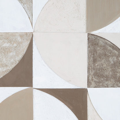 Harelman Tan/Taupe/White Wall Art - A8000502