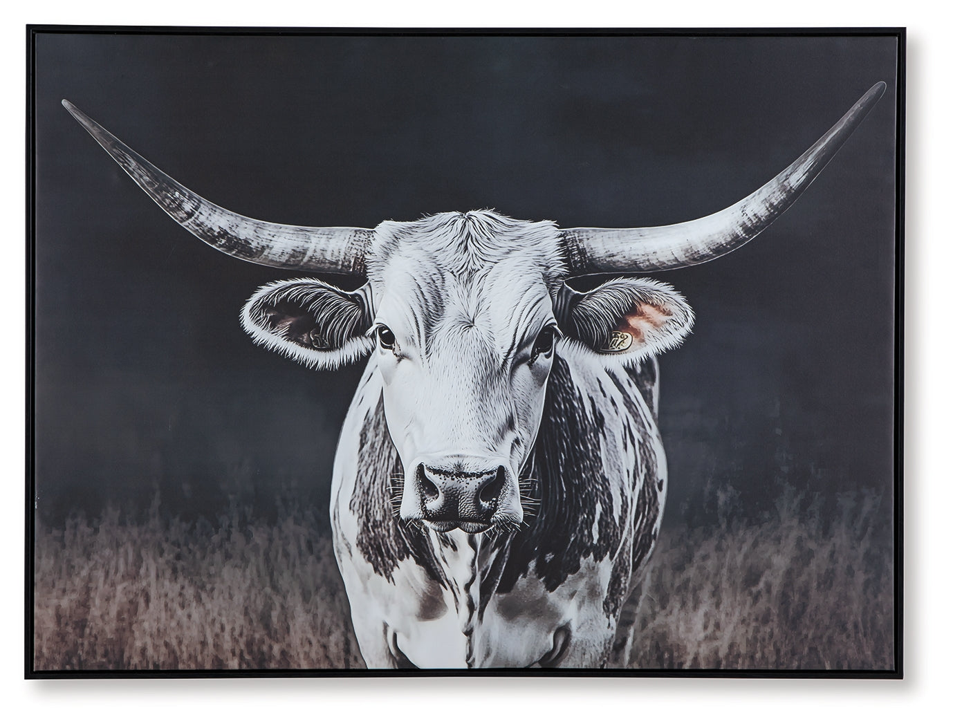 Harlandale Black/White/Brown Wall Art - A8000467