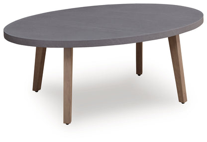 Harmony Headlands Natural/Gray Outdoor Coffee Table - PCP428-701