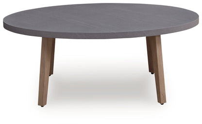 Harmony Headlands Natural/Gray Outdoor Coffee Table - PCP428-701