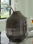 Harpwick Metallic Gray Vase - A2000726