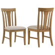 Hartville Dining Side Chair Natural Light Brown (Set of 2) - 109462