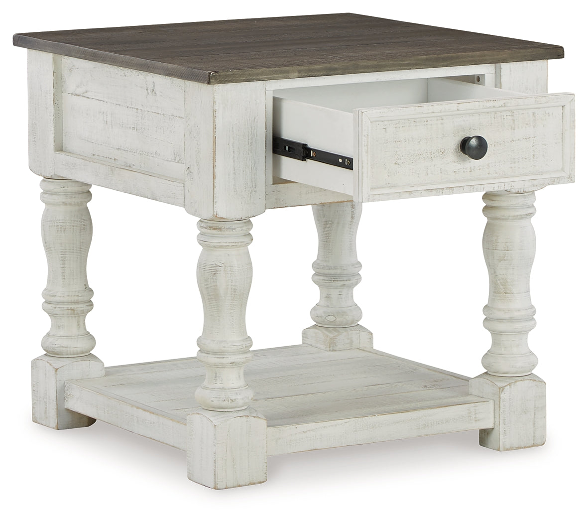 Havalance Coffee Table with 2 End Tables in White/Gray - PKG013789