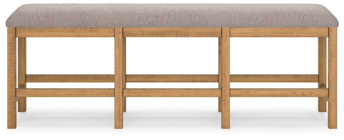 Havonplane Counter Height Dining Table, 6 Barstools and Bench - D773D5