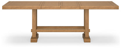 Havonplane Counter Height Dining Table, 6 Barstools and Bench - D773D5