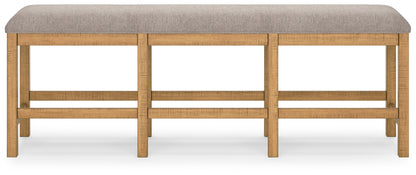 Havonplane Counter Height Dining Table, 6 Barstools and Bench - D773D5