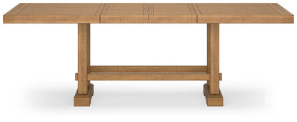 Havonplane Counter Height Dining Table and 6 Barstools and Bench in Brown from Ashley - Luna Furniture