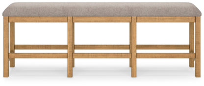 Havonplane Counter Height Dining Table and 6 Barstools and Bench in Brown from Ashley - Luna Furniture