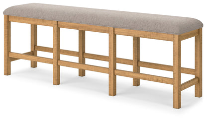 Havonplane Counter Height Dining Table and 6 Barstools and Bench in Brown from Ashley - Luna Furniture