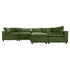 Hayward Olive Green Velvet Modular Sectional Sofa - MSC01000403