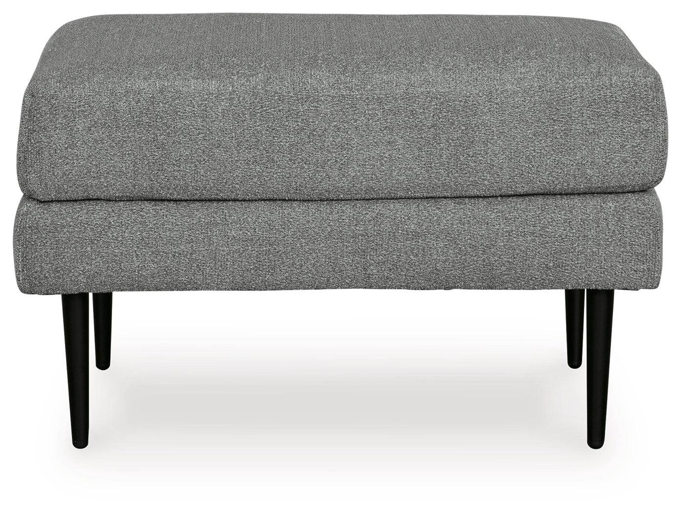 Hazela Chair and Ottoman in Charcoal - PKG015060