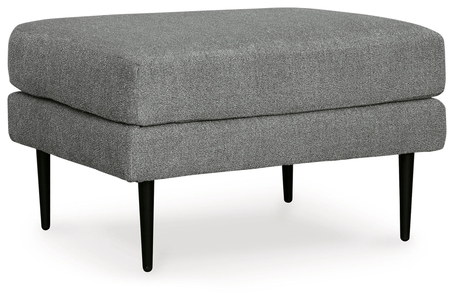 Hazela Chair and Ottoman in Charcoal - PKG015060