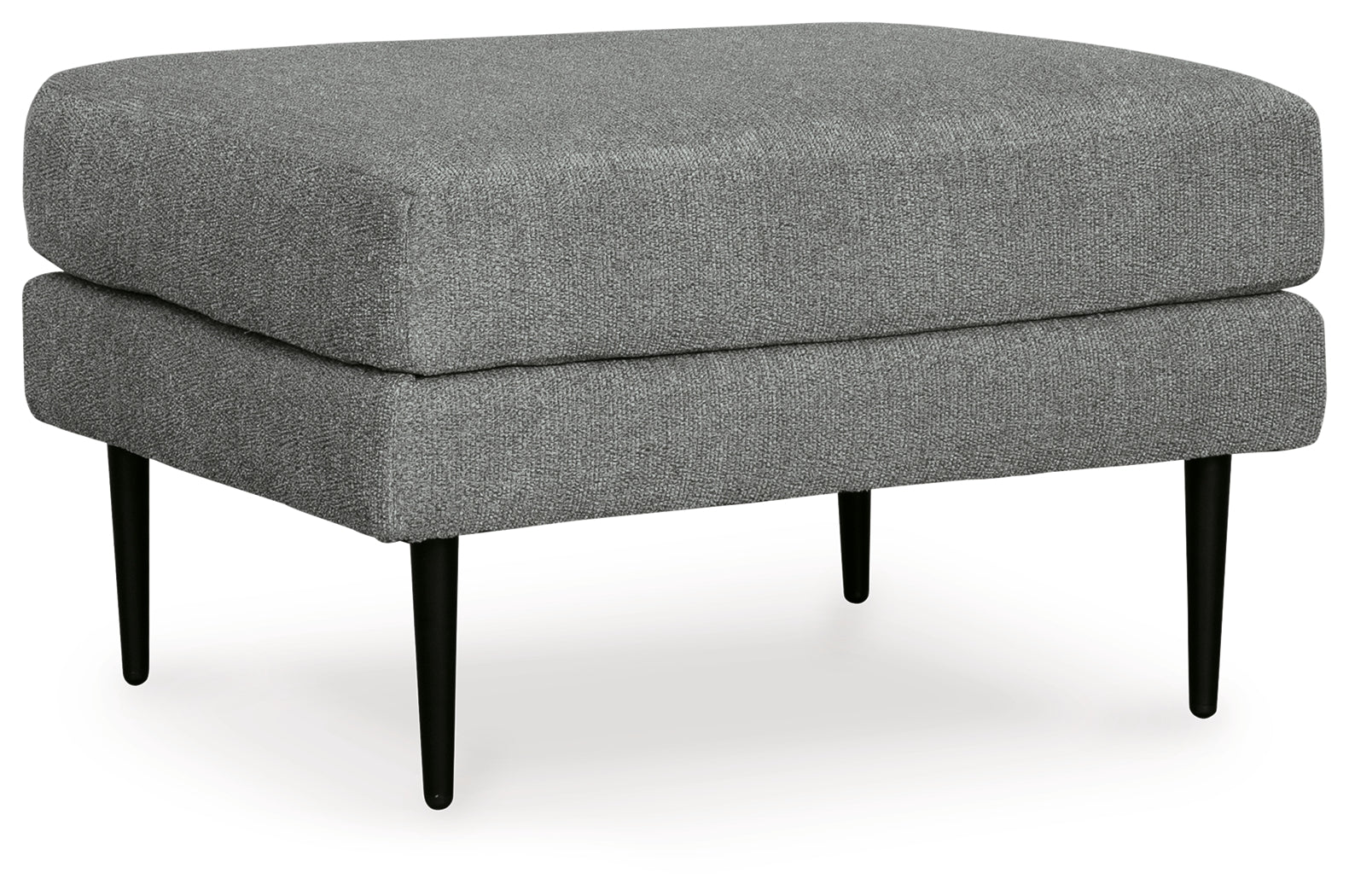 Hazela Chair and Ottoman in Charcoal - PKG015060