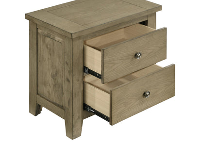 Hazlewood 2-drawer Nightstand Bedside Table Vineyard Oak - 207532