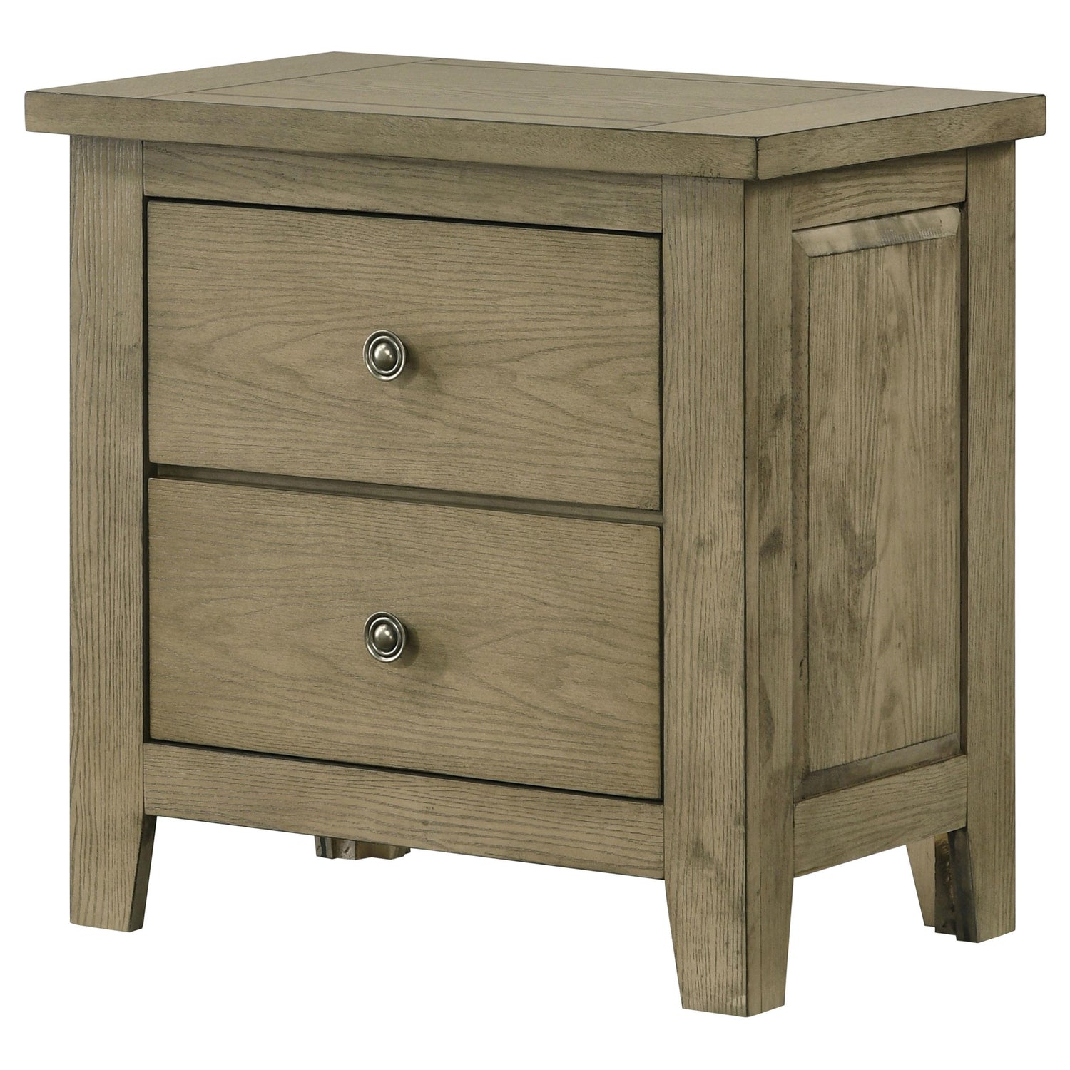 Hazlewood 2-drawer Nightstand Bedside Table Vineyard Oak - 207532