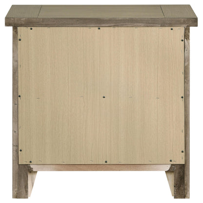 Hazlewood 2-drawer Nightstand Bedside Table Vineyard Oak - 207532