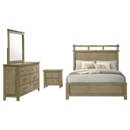Hazlewood 4-piece Queen Bedroom Set Vineyard Oak - 207531Q-S4