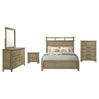 Hazlewood 5-piece Eastern King Bedroom Set Vineyard Oak - 207531KE-S5