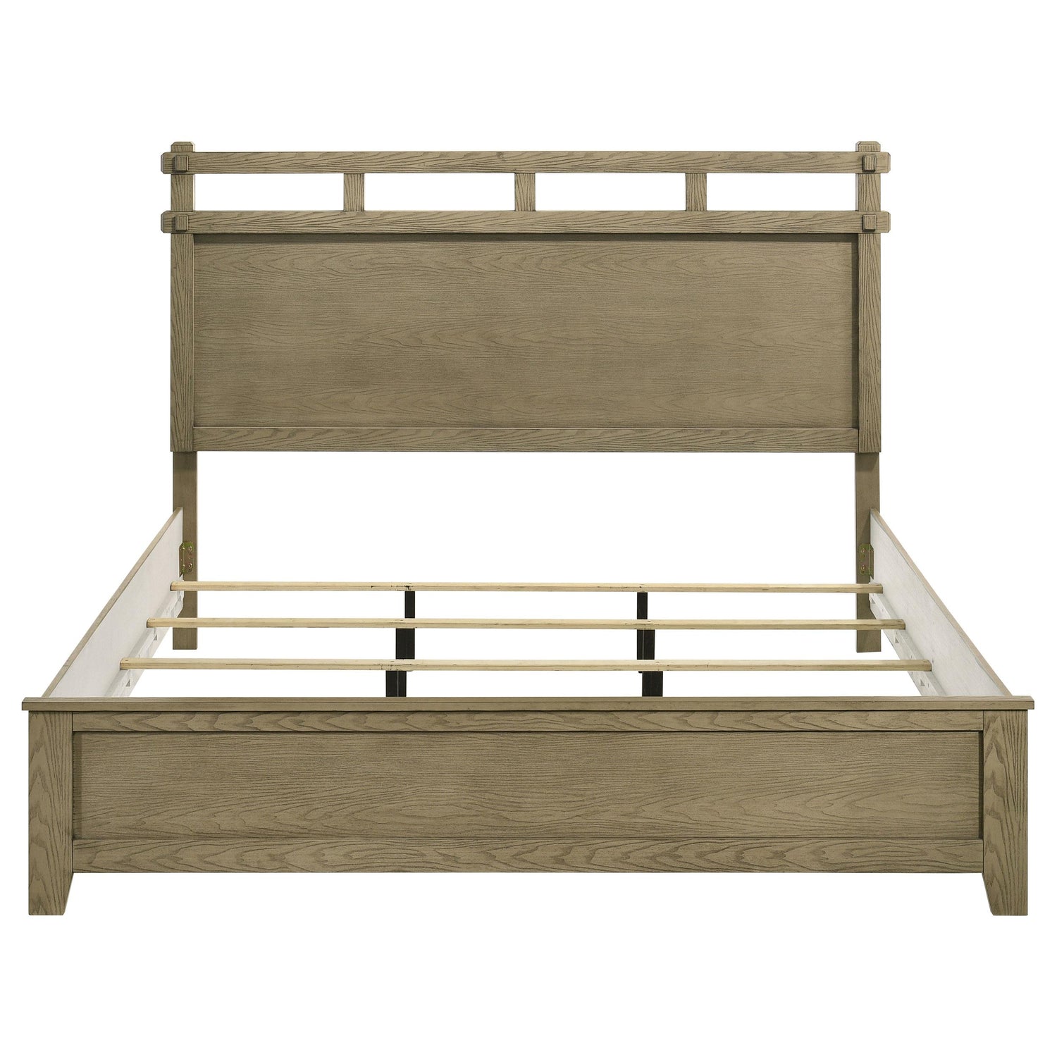 Hazlewood 59-inch Eastern King Panel Bed Vineyard Oak - 207531KE