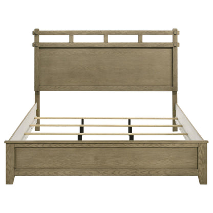 Hazlewood 59-inch Eastern King Panel Bed Vineyard Oak - 207531KE